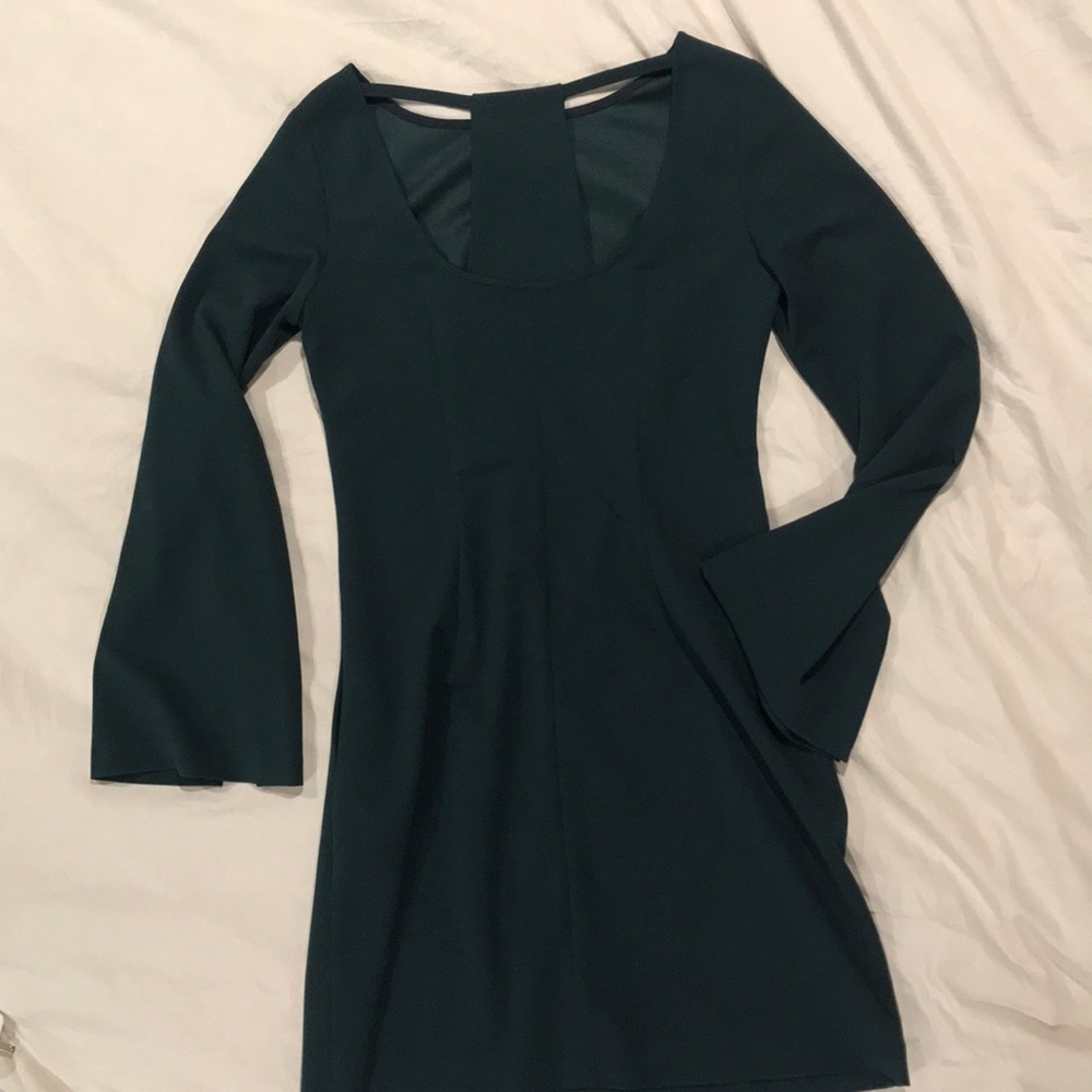 Donna Morgan dark green dress - Picture 2 of 4